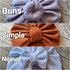 Turban bonnet noeud, buns ou simple en tissu maille gaufré 8 couleurs